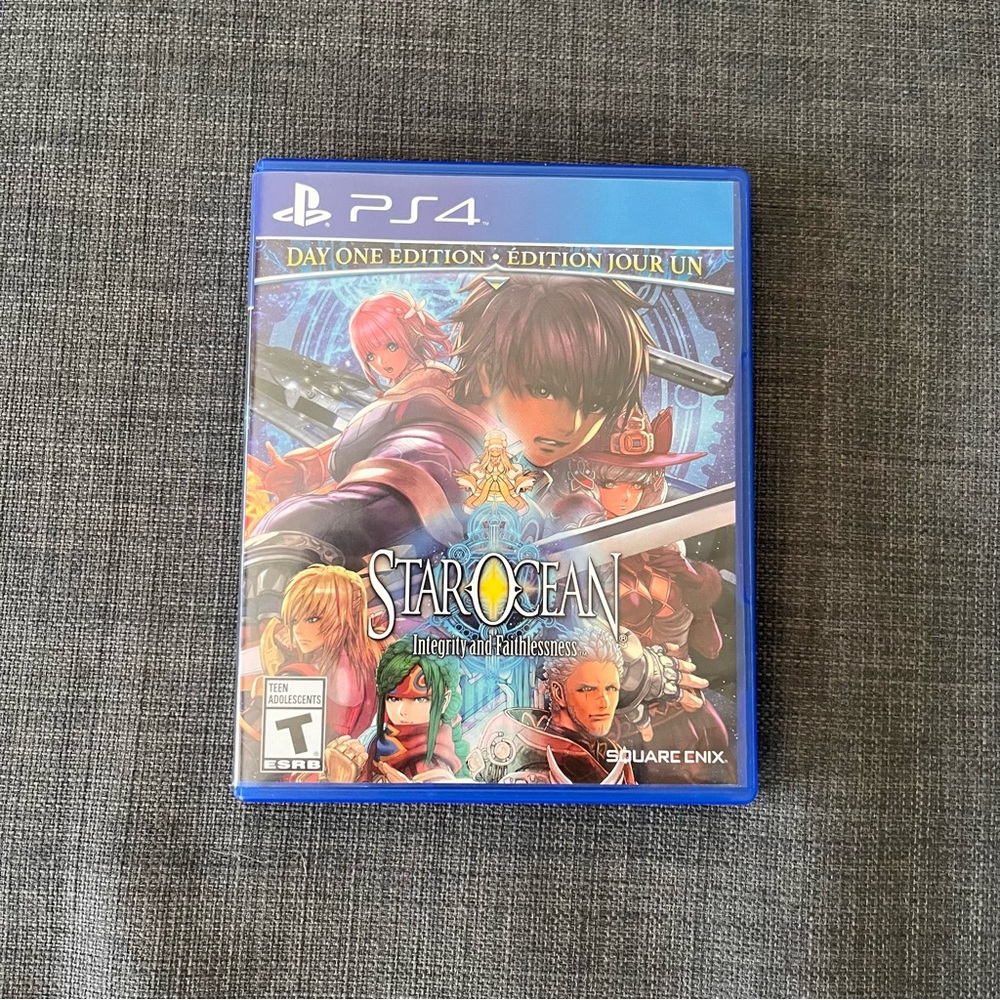 Star Ocean Integrity And‎ Faithlessness Sony Playstation 4 Game PS4 Complete